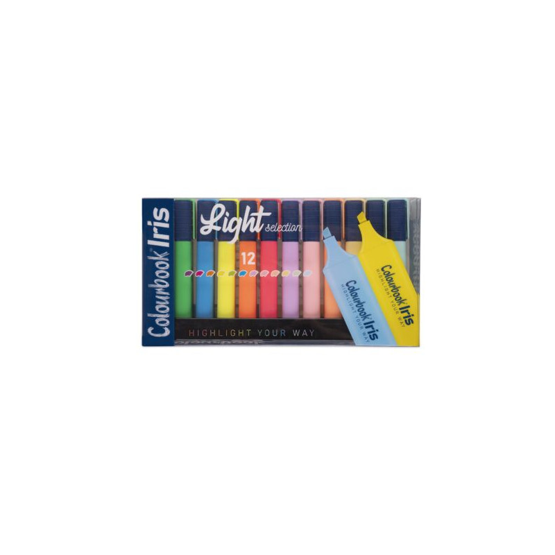 Evidenziatori IRIS Light Selection colourbook 12pz