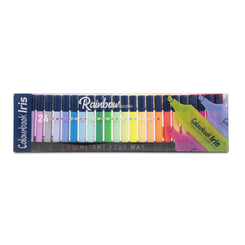 Evidenziatori IRIS Rainbow Selection colourbook 24pz