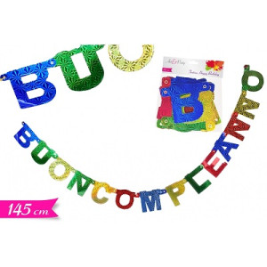 Festone Buon compleanno Letterine