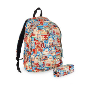 Kit Zaino e Astuccio Travel Stickers di Legami (45,90)