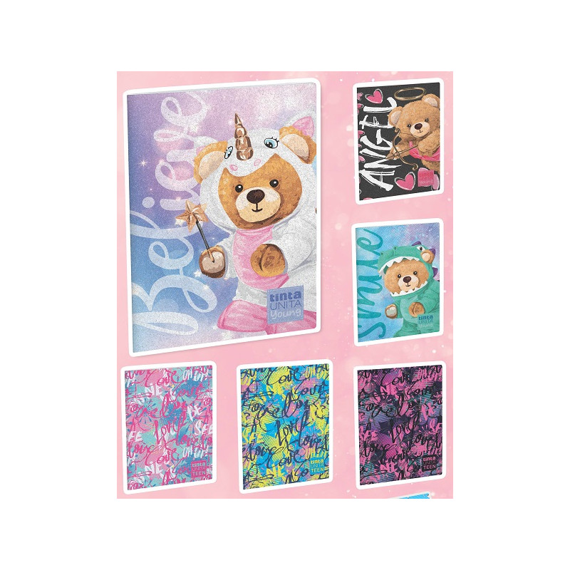 Maxi TINTAUNITA young & teen glitter Q (quadri 4/5 elementare)