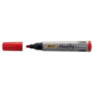 Marker Bic punta tonda rosso 2000