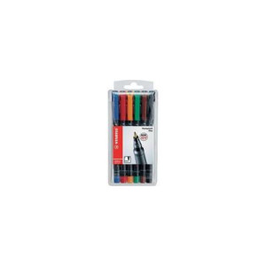 Marker OHP Stabilo F 0,6mm 6pz ass.