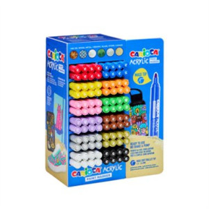 Marker pennarello acrilico MAXI TIP BRUSH argento