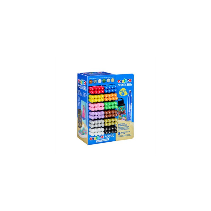 Marker pennarello acrilico MAXI TIP BRUSH blu