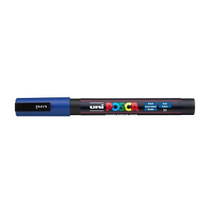 Marker Uni Posca PC3 BLU