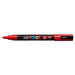 Marker Uni Posca PC3 ROSSO