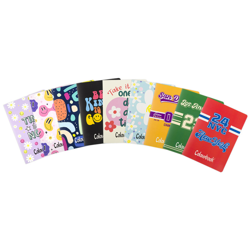 Maxi quaderno Colourbook acidaisy 100gr 36fg / 72pg - rigo 5mm
