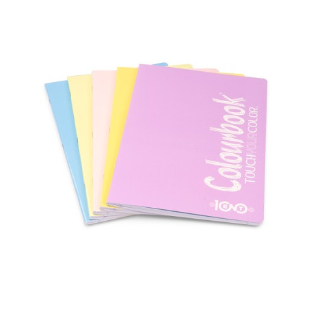 Maxi quaderno Colourbook touch pastello 100gr 36fg / 72pg- rigo Q