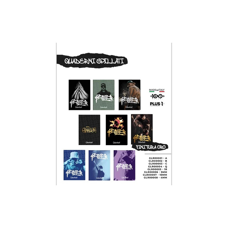 Maxi quaderno Geolier Colourbook plus C (€ 2,50)