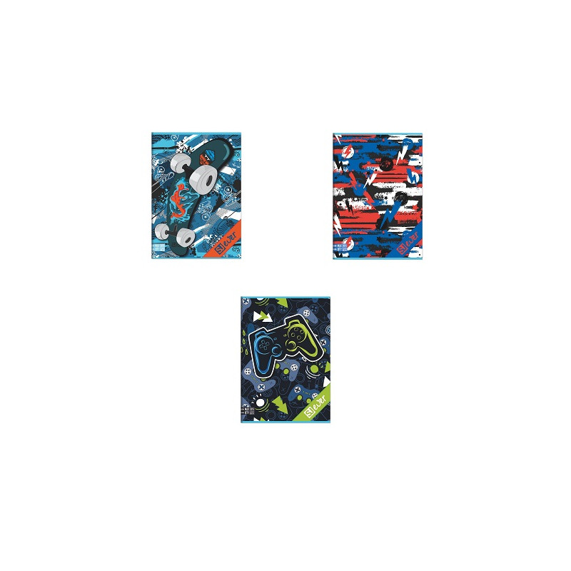 Maxi quaderno Seven SJ GANG ever BOY rigatura Quadretti 4 e 5 elementare (€2,50)