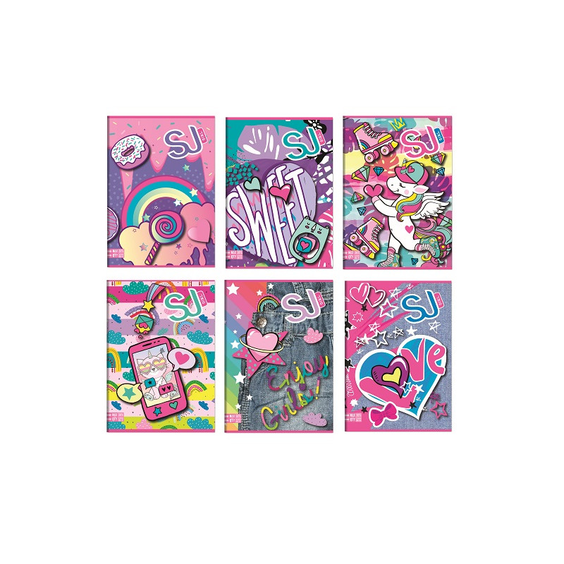 Maxi quaderno Seven SJ GANG Girl rigatura C 4 e 5 elementare (€2,50)