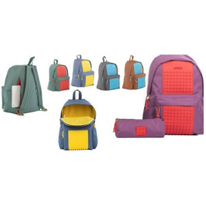 OFFERTA Zaino Brick verde/rosso