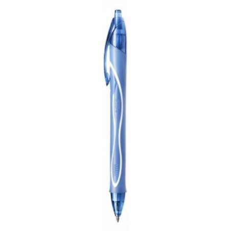 Penna a scatto Bic Gel Gelocity quick dry turchese