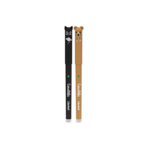 Penna gel cancellotta Colourbook verde quokka a+b