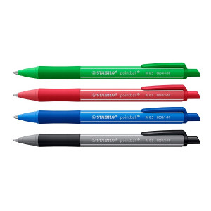 Penna Stabilo pointball nera