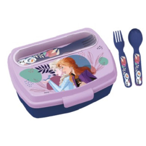 Portamerenda con posate Frozen in ABS