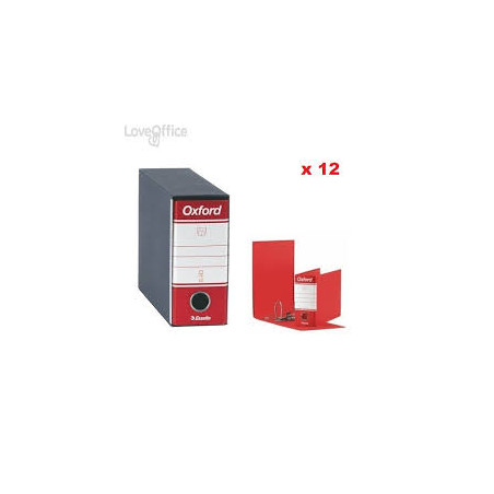 Raccoglitore per fatture OXFORD G81 D.SO 8 Memorandum H.18 ROSSO