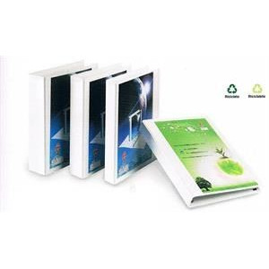 Raccoglitore personalizzabile 4 anelli D.65 bianco display