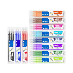 Refill Pilot Frixion 0,7 rosso 3 pz - con inchiostro gel termosensibile