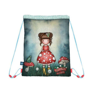 SACCA GYM drawstring bag LITTLE MUSHROOM santoro GORJUSS