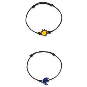 Set di 2 Braccialetti Sun e Moon Legami – Better Together