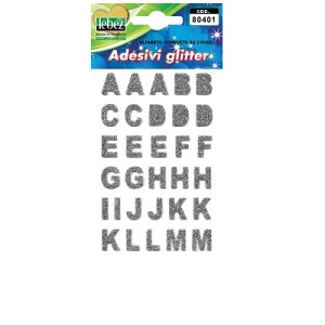Stickers Lettere oro / argento 2fg