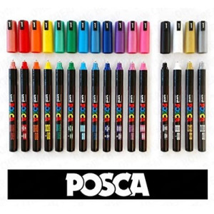 UNI POSCA PC1 ARANCIO pastel