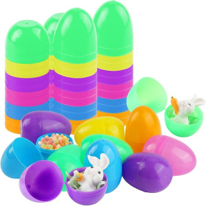 Uova in plastica colorata apribili 6 cm