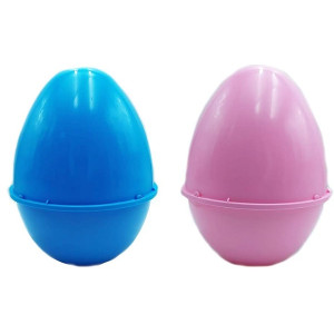 Uovo di plastica Vuoto apribile 40 cm Blu o Rosa