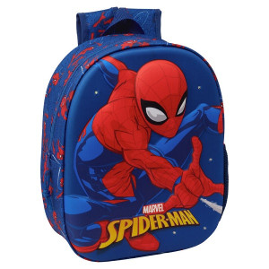 Zainetto Asilo Led 3d Spiderman 30CM