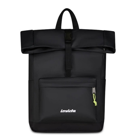 Zaino Invicta Act Fold Slim City 20 Litri Porta PC 15,6 Jet Black