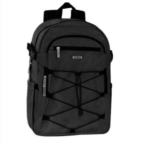 ZAINO ORG.  ROPE MONOCOLORE NERO COMIX