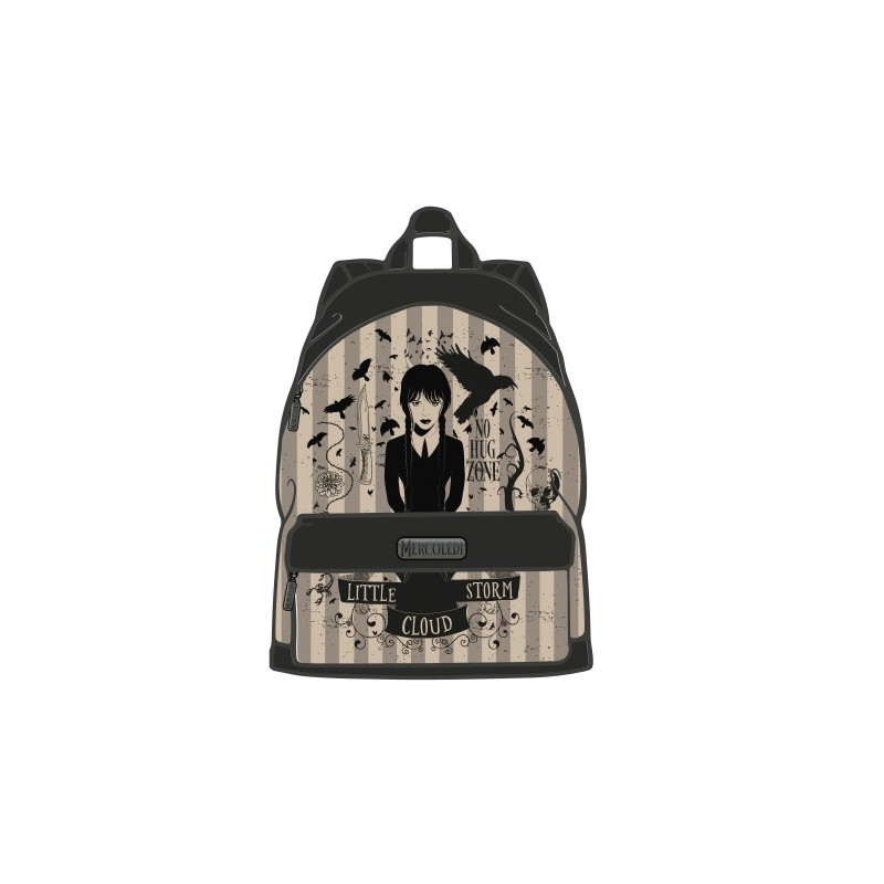 Zaino Tempo Libero Zainetto Backpack Mercoledì Addams
