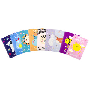 Maxi quaderno Colourbook plus wild & cute 100gr 36fg / 72pg - rigo C