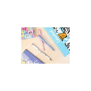 Penna gel cancellotta abstract Colourbook blu A+B