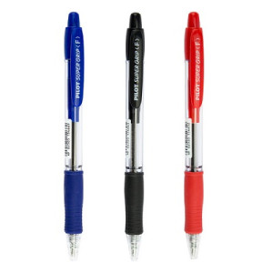 Penna Pilot Super Grip Fine nere scatto